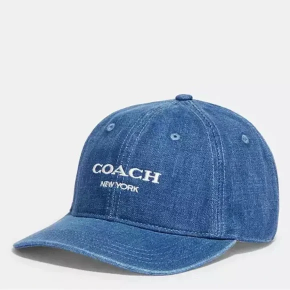 Coach Signature Denim Baseball Hat - Picture 13 of 13